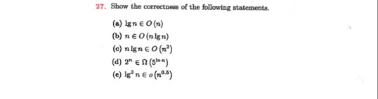 Solved 27 Show The Correctness Of The Following Statemen Chegg Com