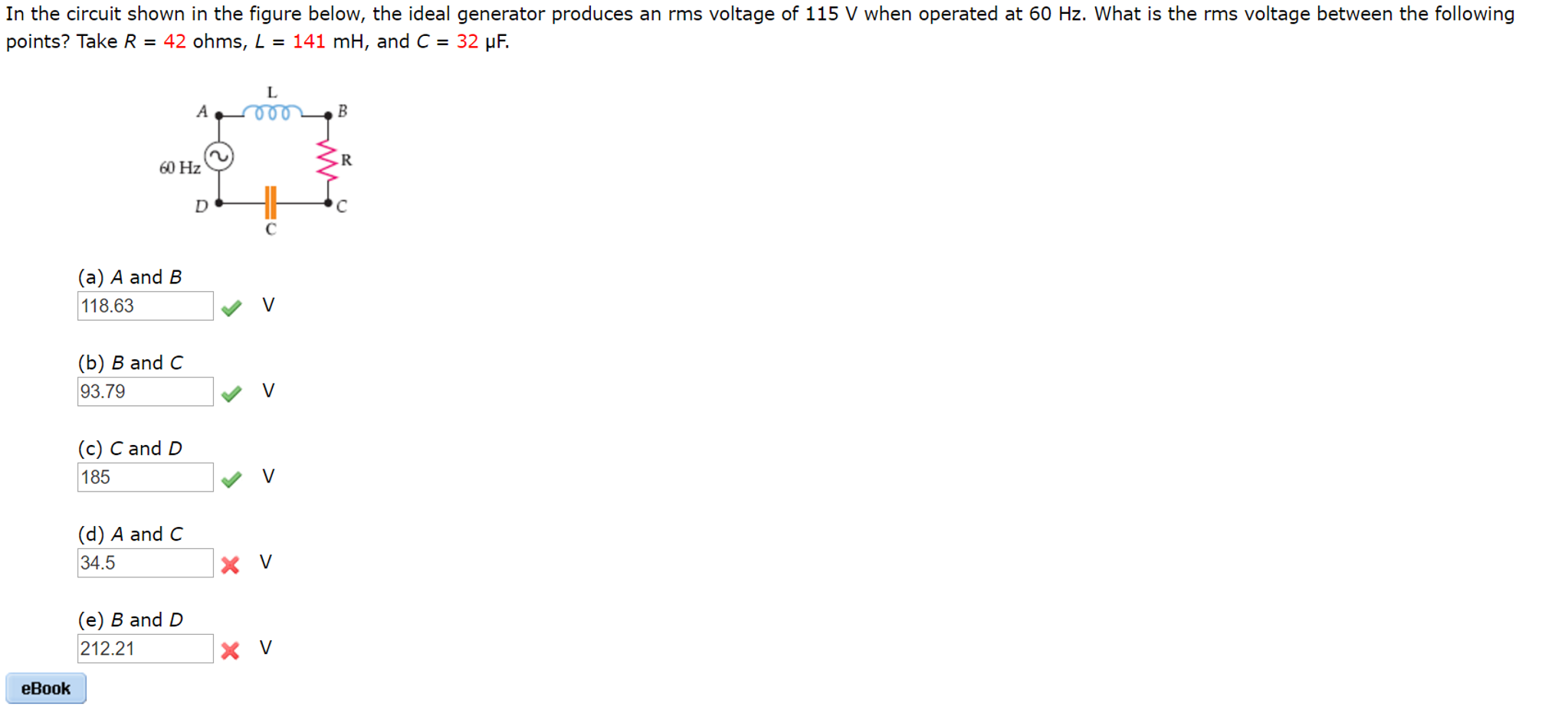 Solved In The Circuit Shown In The Figure Below The Idea Chegg Com