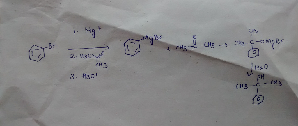 Question & Answer: Predict the product of the following reaction. The IR of the product is given. Point to what..... 1