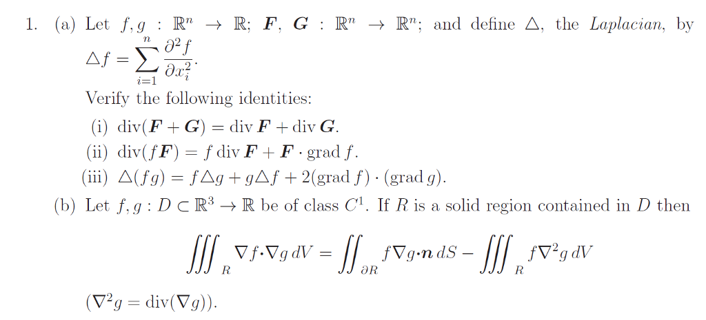 Solved 1 A Let F G R R F G R R And Define A Th Chegg Com