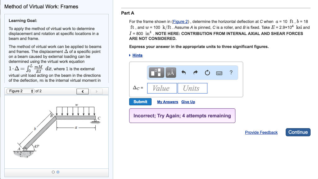 Solved For The Frame Shown In Figure 2 Determine The Chegg Com