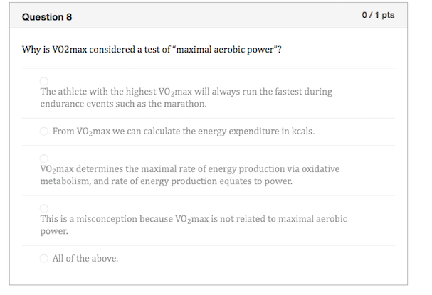 Solved Why Is V02max Considered A Test Of Maximal Aerobic