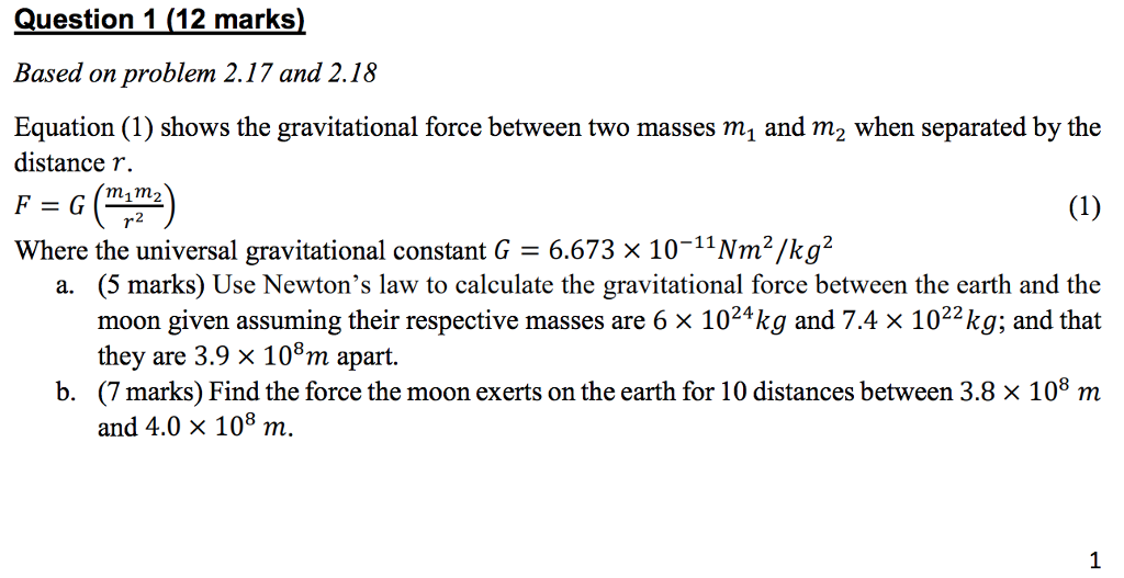 Question 1 12 Marks Based On Problem 2 17 And 2 18 Chegg Com