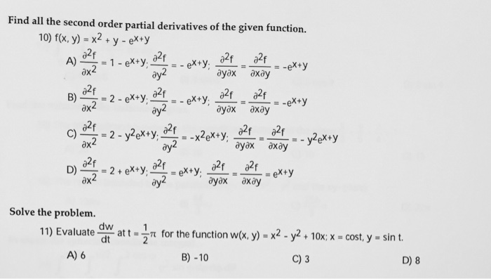 Partial Derivative Ln X 2 Y 2