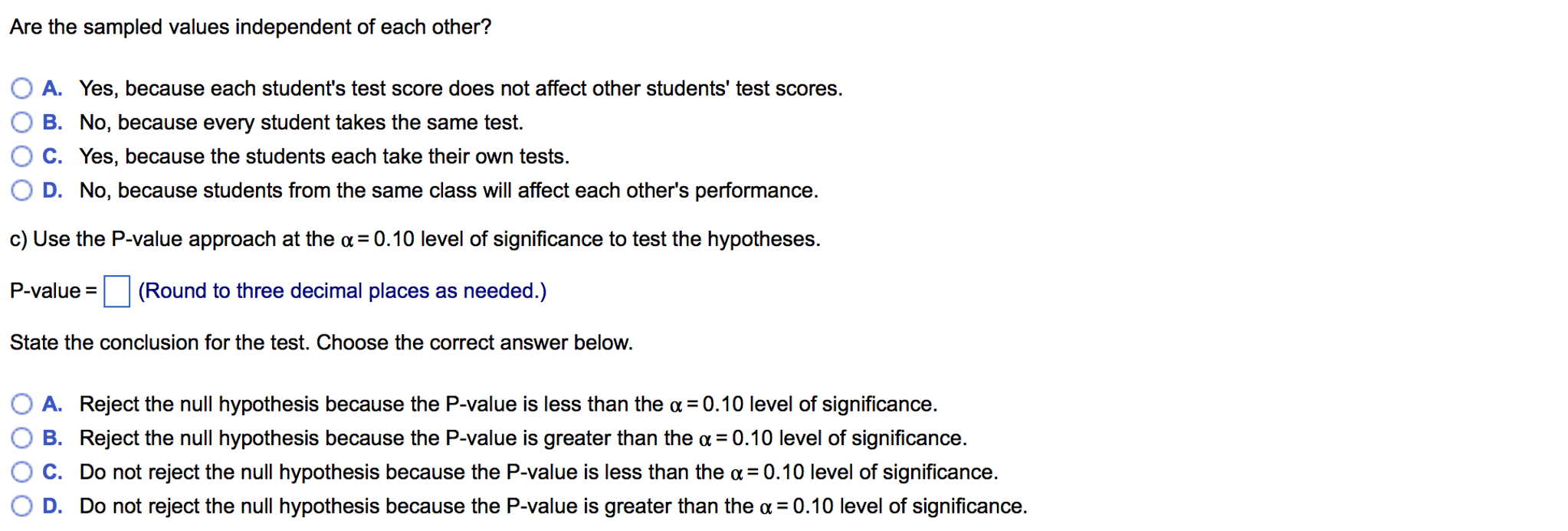 Solved A College Entrance Exam Company Determined That A | Chegg.com