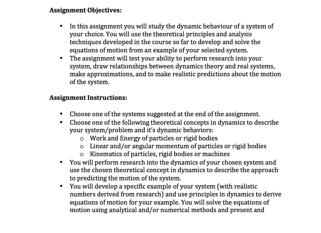 Solved I Got An Assignment And The Details Are As Follows Chegg Com