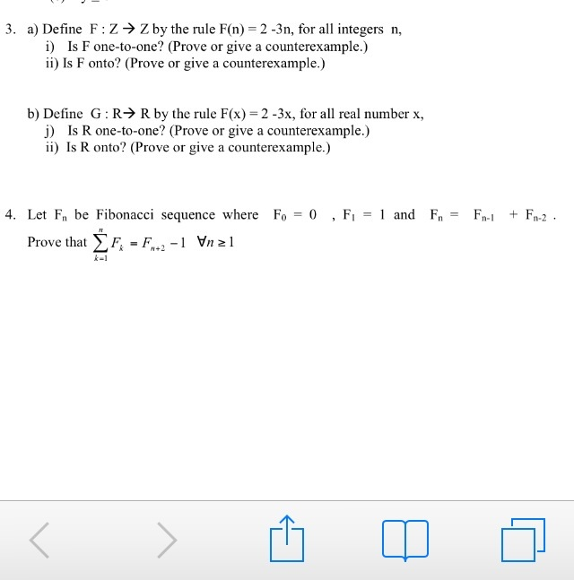 Solved Define F Z Rightarrow Z By The Rule F N 2 3n Chegg Com