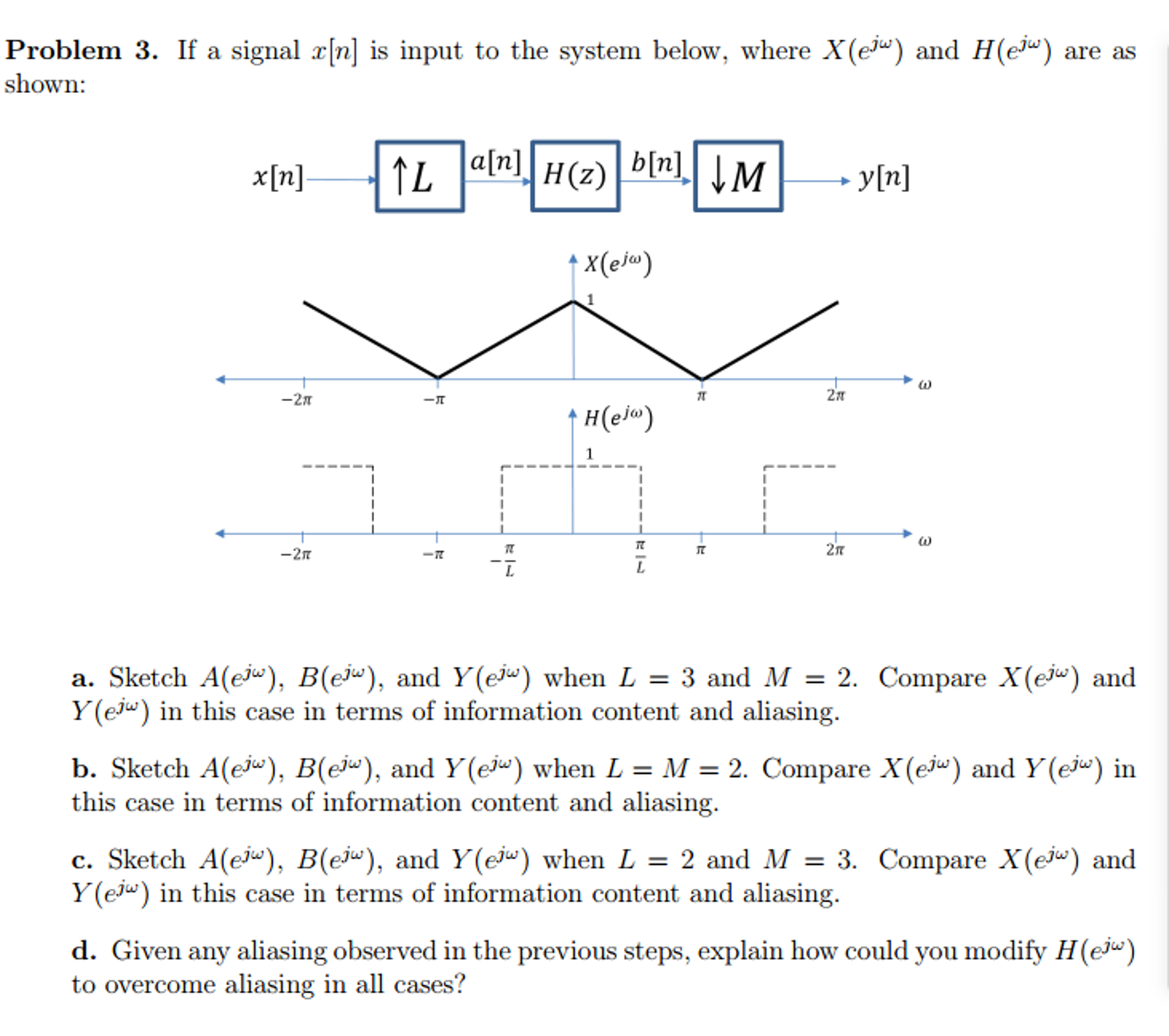 If A Signal X N Is Input To The System Below Whe Chegg Com