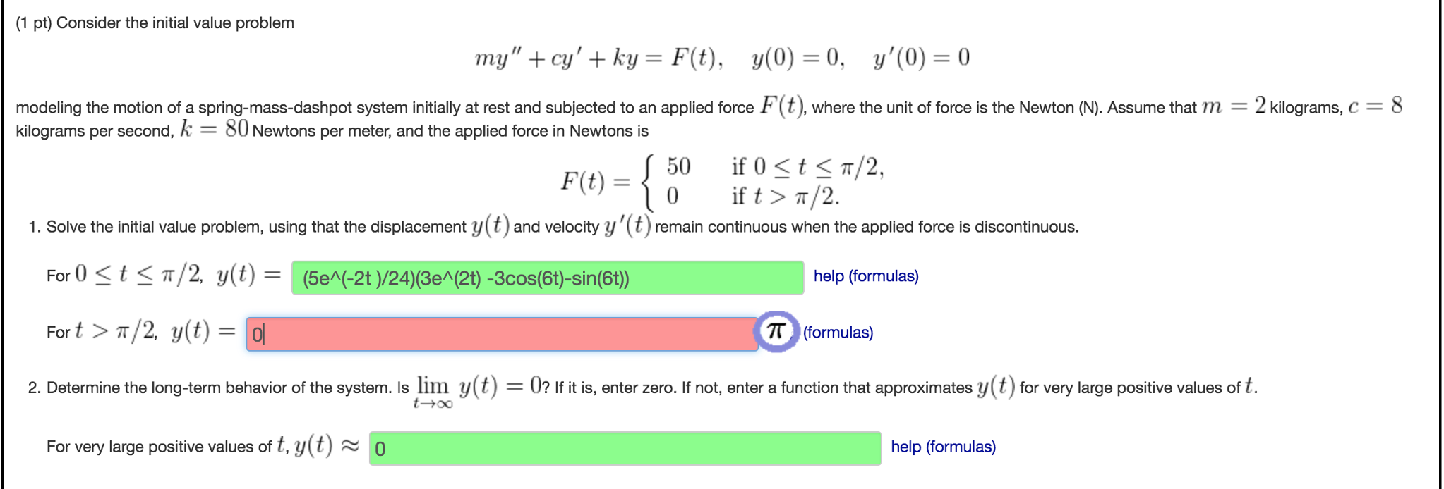 Consider The Initial Value Problem My Cy Ky Chegg Com