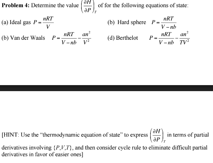 Solved Determine The Value Partial Differential H Partia Chegg Com