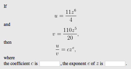 Solved If U 11 Z 6 4 And V 110z 5 Then U V Cz E Wher Chegg Com