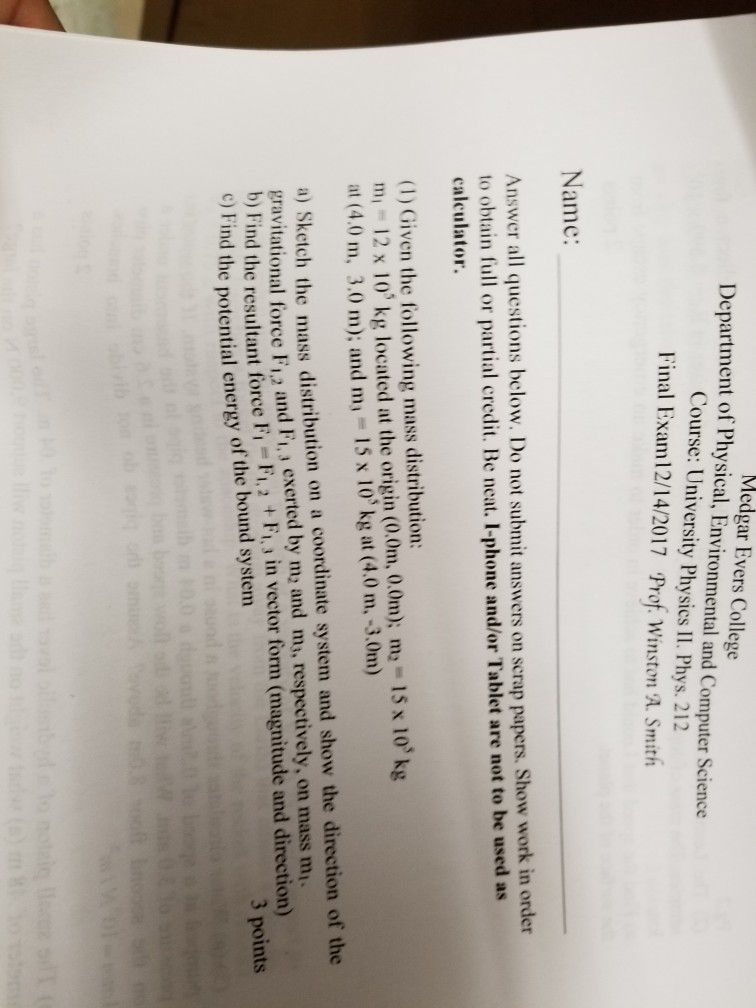 ... Of Physical, Department Solved: College Evers Envir Medgar