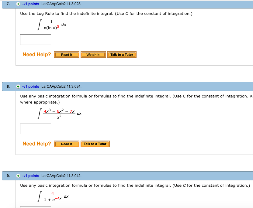 What is the integration of this function [math]I=\displaystyle \int  \dfrac{e^{6 \log x}-e^{5 \log x}}{e^{4 \log x}-e^{3 \log x}} \,d x[/math]?  - ISI/CMI World - Quora