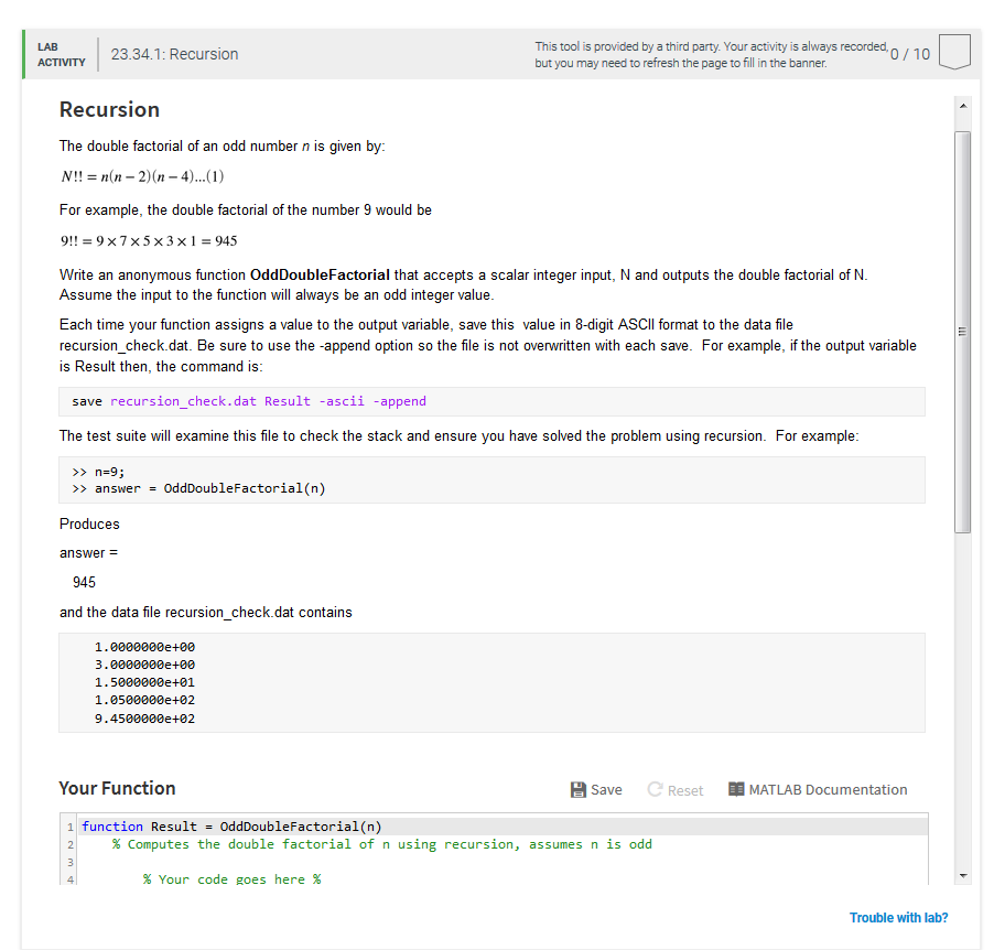 Matlab recursive function example picture