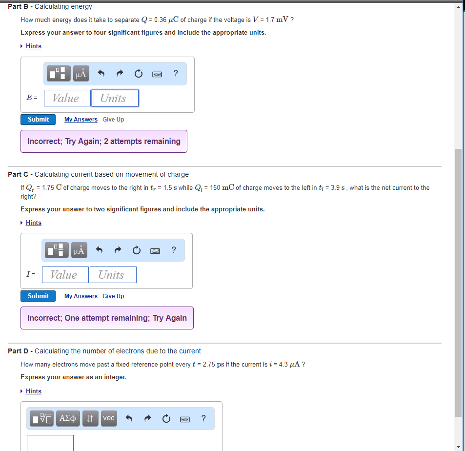 Solved Calculating Energy How Much Energy Does It Take To Chegg Com