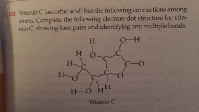 ascorbic acid lewis structure