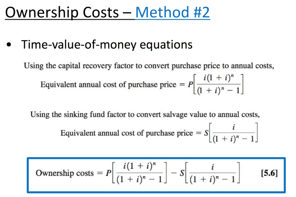 Solved: 5.10) Use Method 2 (time-value-of-money Equations ...