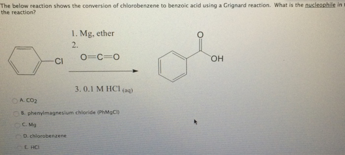 Grignard reagent reaction image