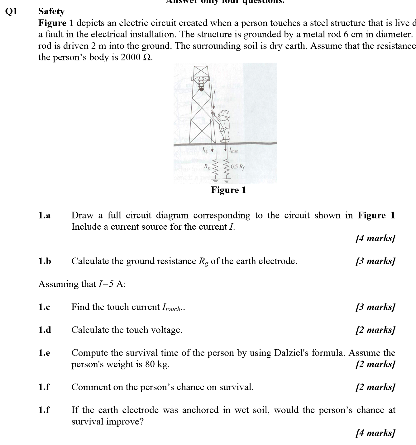 Electrical Circuit Questions And Answers - Circuit Diagram  