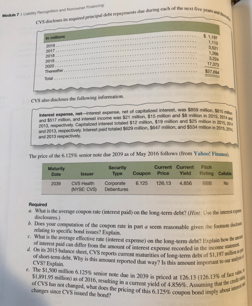solved module 7 i liability recognition and nonowner fina