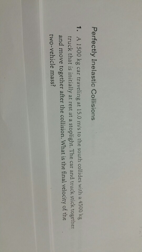 Elastic and inelastic collisions physics picture