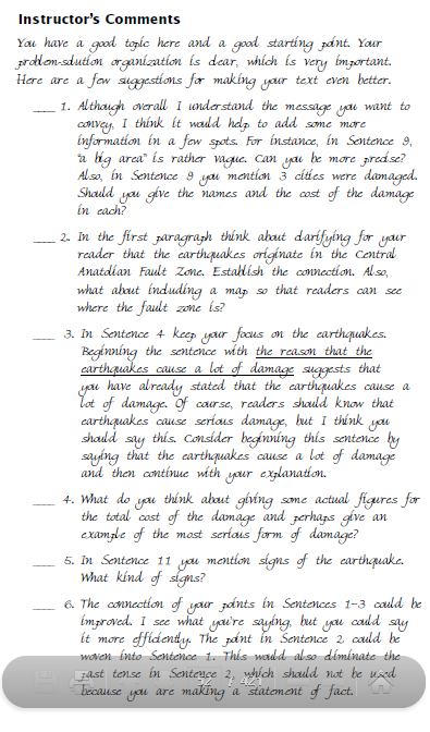 Read this draft of a short discussion of earthquakes