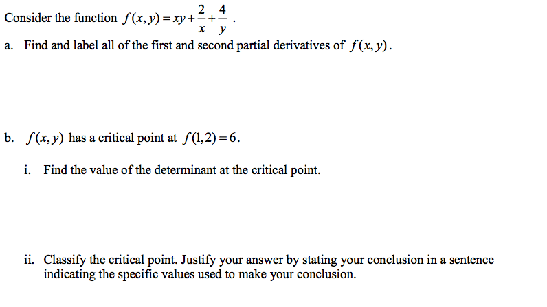 Solved Consider The Function F X Y Xy 2 X 4 Y A Chegg Com