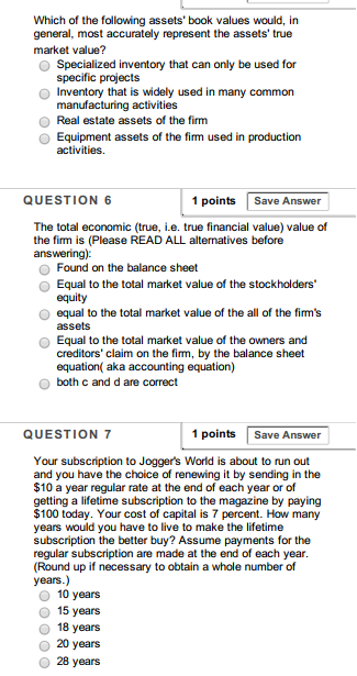 True Market Value >> Solved Which Of The Following Assets Book Values Would True Market Value >> Solved Which Of The Following Assets Book Values Would