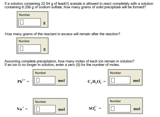 If A Solution Containing 22 54 G Of Lead Ii Acetate Chegg  If A Solution Containing 22 54 G Of Lead Ii Acetate Chegg