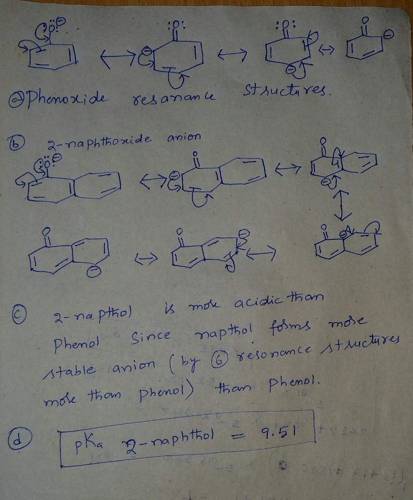 Question & Answer: Draw all resonance structures for phenoxide anion. Draw all resonance structures for 2-..... 1