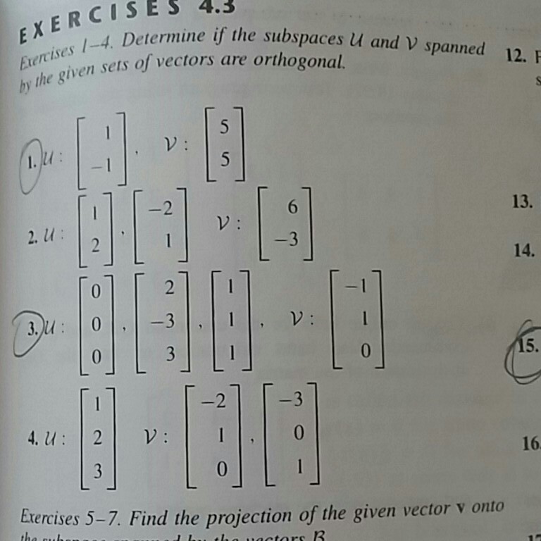 Solved Determine If The Subspace U And V Spanned By The G Chegg Com