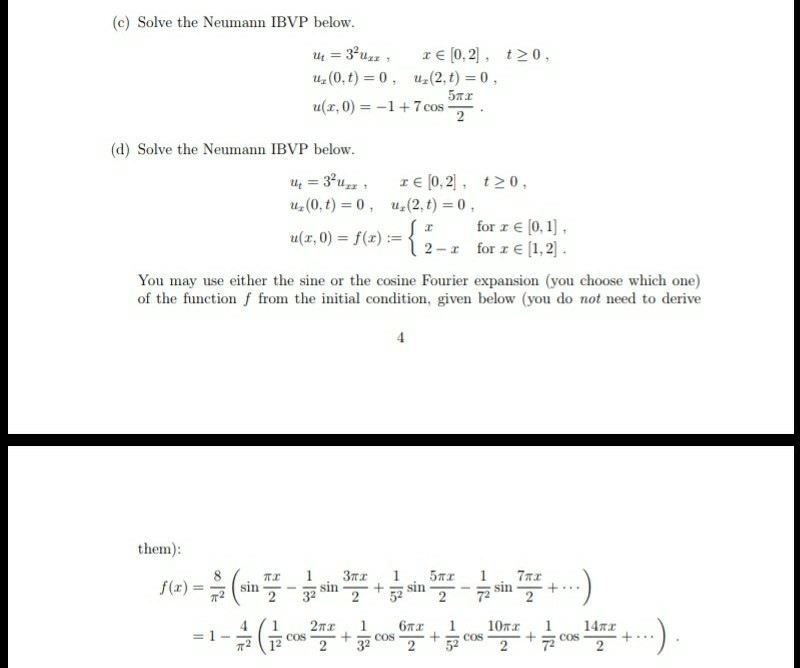 Solved Please Help With This Partial Differential Equatio - 