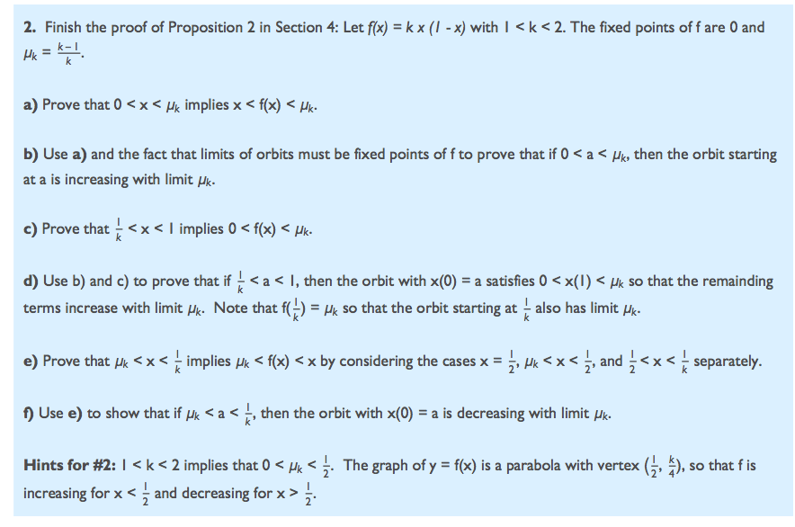 Assume 1 K 2 Then The Function F X Kx 1 Chegg Com