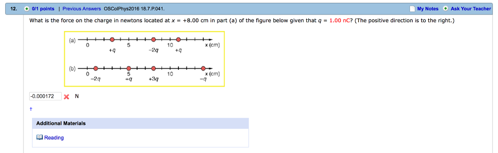 122 0/1 points i previous answers oscolphys2016 18