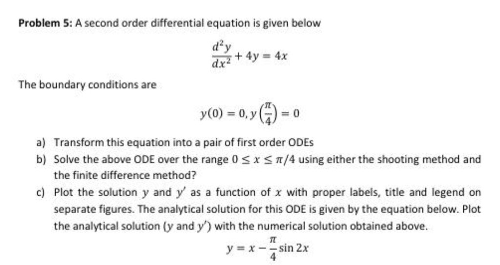 Solving differential equations analytically