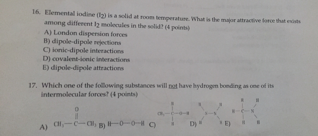 Attractive molecules homework picture