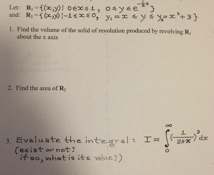 Solved Let R 1 X Y 0 X 1 0 Y E 1 2x And Chegg Com