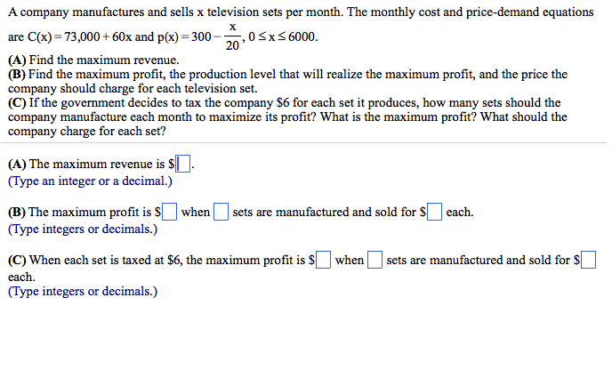 Max Cost and Subscription Pricing