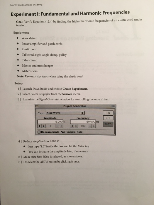 Lab 21 standing waves on a string image