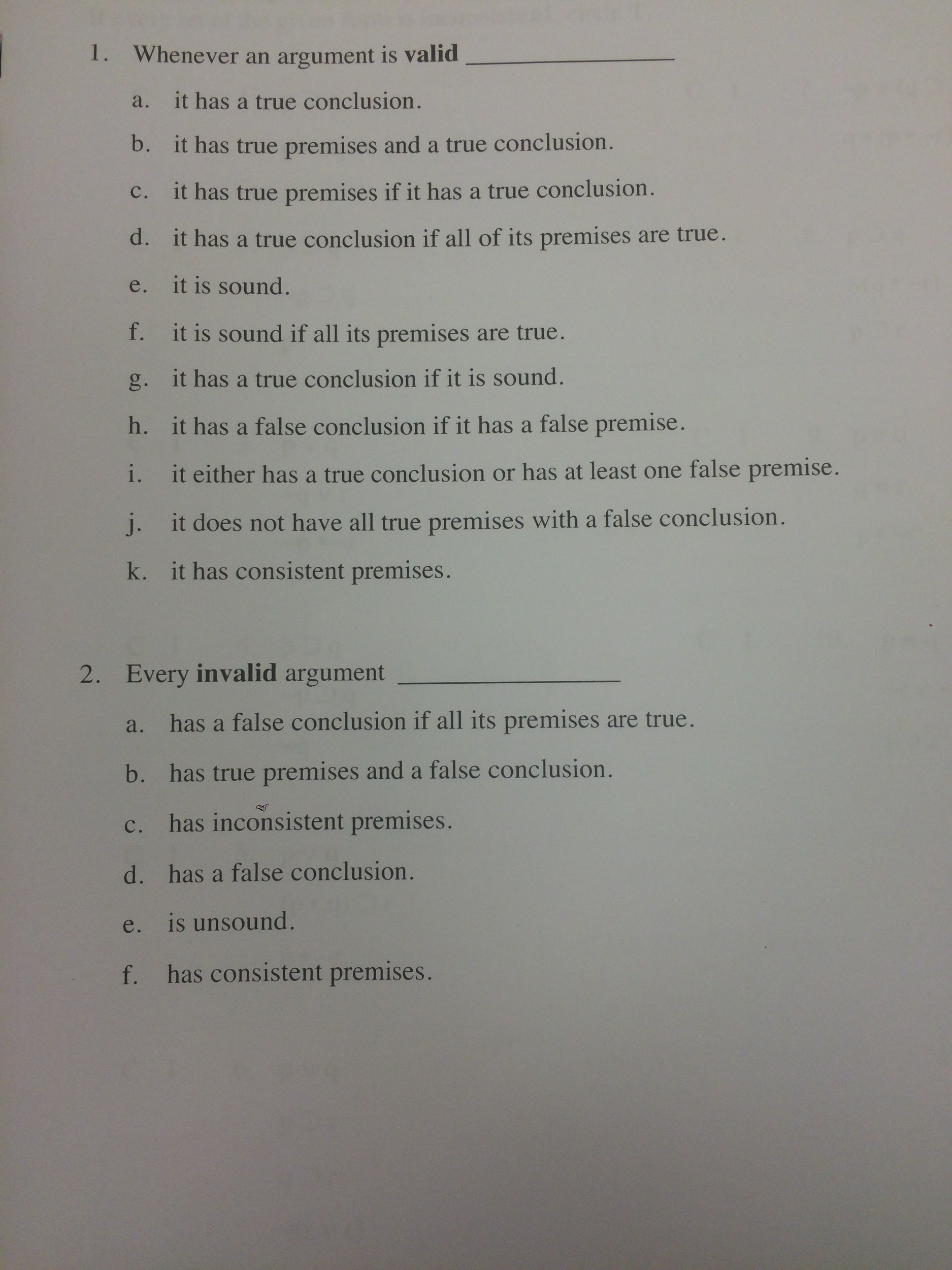 valid argument true conclusion false premises valid argument true conclusion false premises