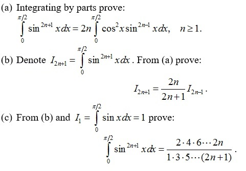 Solved Integrating By Parts Prove Integral Pi 2 0 Sin 2n Chegg Com