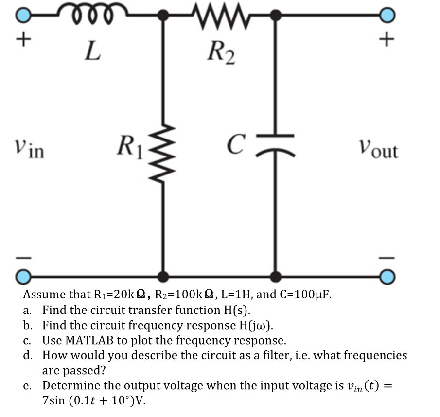 Solved Assume That R 1 k Ohm R 2 100k Ohm L 1h Chegg Com