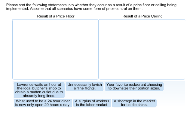 Solved Sort The Following Statements Into Whether They Oc