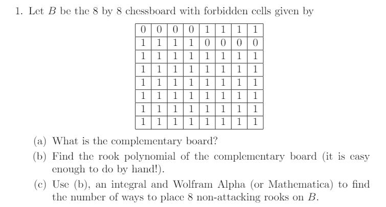 Rooks Problem -- from Wolfram MathWorld