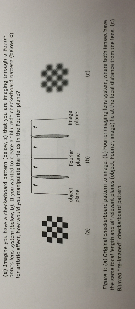blurred checkerboard