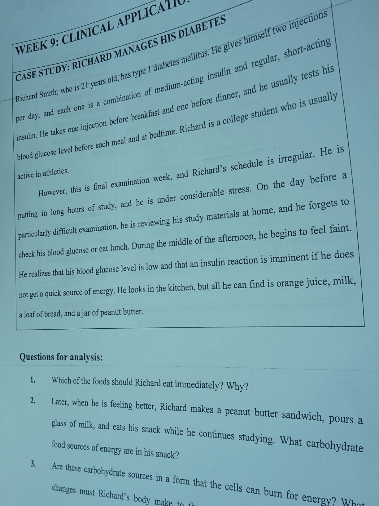 Case study richard manages his diabetes 08 image
