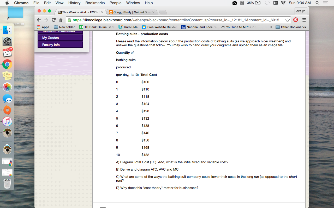 Economics hw help