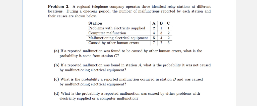 A Regional Telephone Pany Operates Three Identical Chegg 