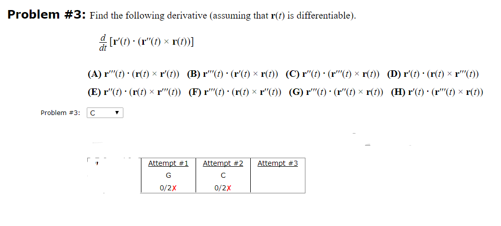 Solved Problem 3 Find The Following Derivative Assumi Chegg Com