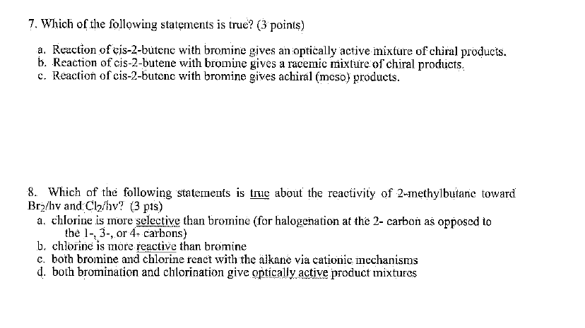 Which Of The Following Statements Are True About Reaction Mechanisms